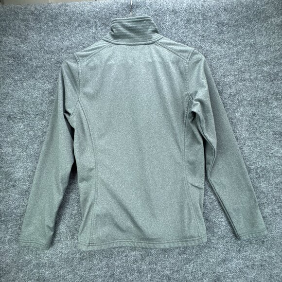 The North Face Tech Glacier Jacket Womens Medium‎ 1/4 Zip Fleece Gray Active Fit - Picture 4 of 15